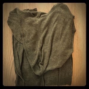 American Eagle green hooded cardigan